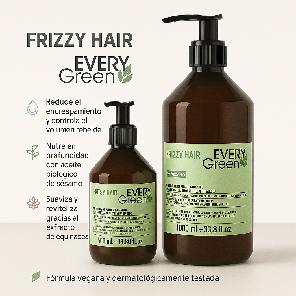 Champú suavizante - cabellos encrespados - Every Green - Bello Cabello