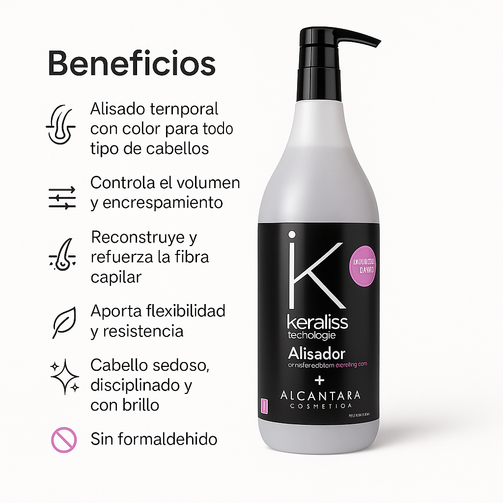 Crema Alisante con Color Keraliss Technique - Bello Cabello
