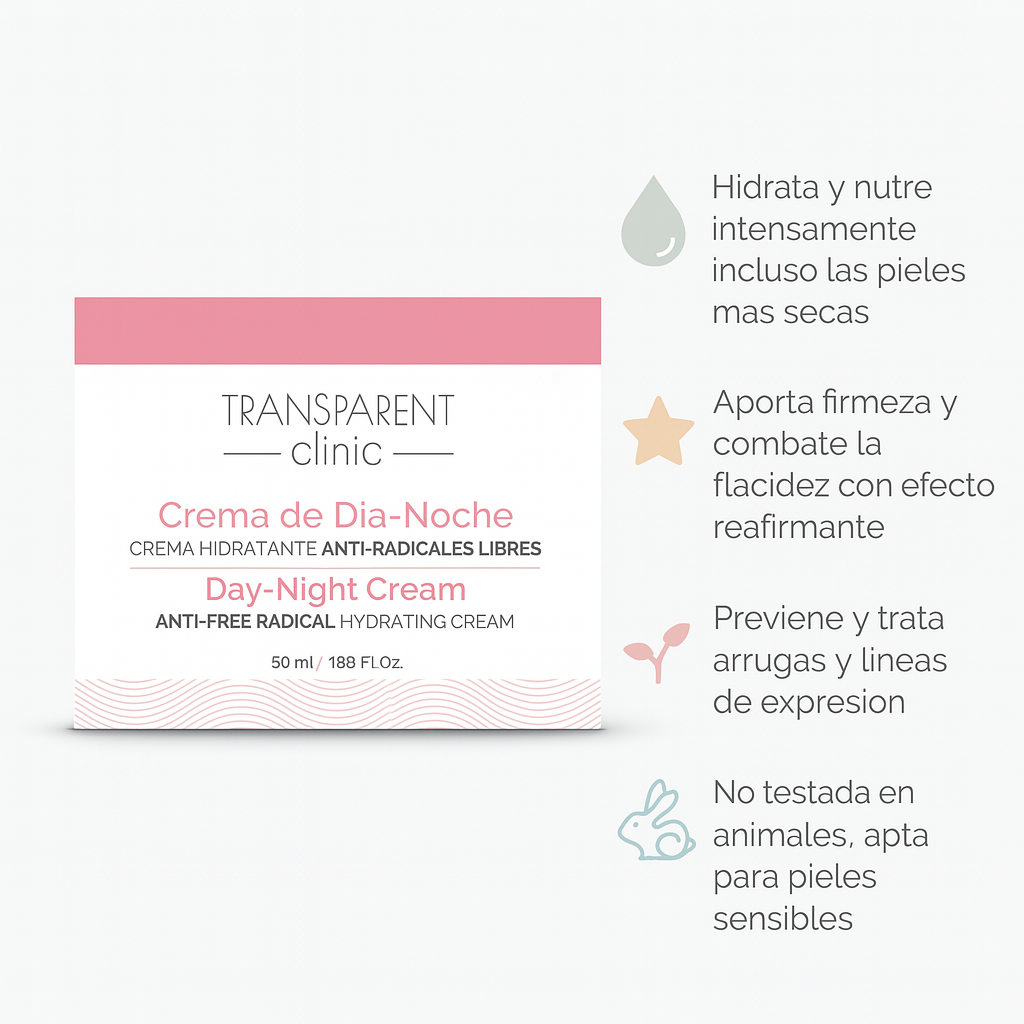 Crema de día y noche Clinic