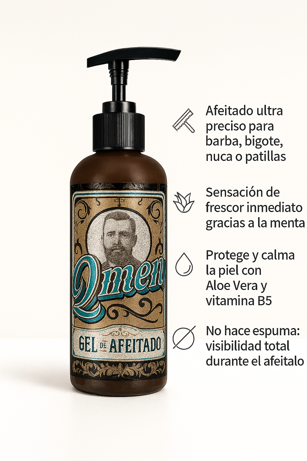 Gel de Afeitado Qmen