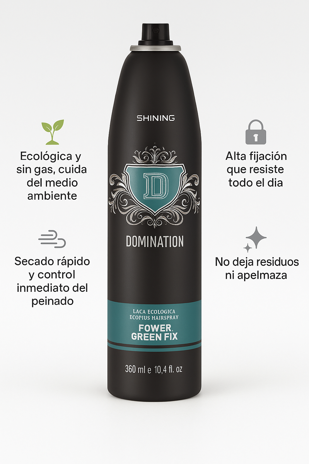 Laca ecológica Domination - Bello Cabello
