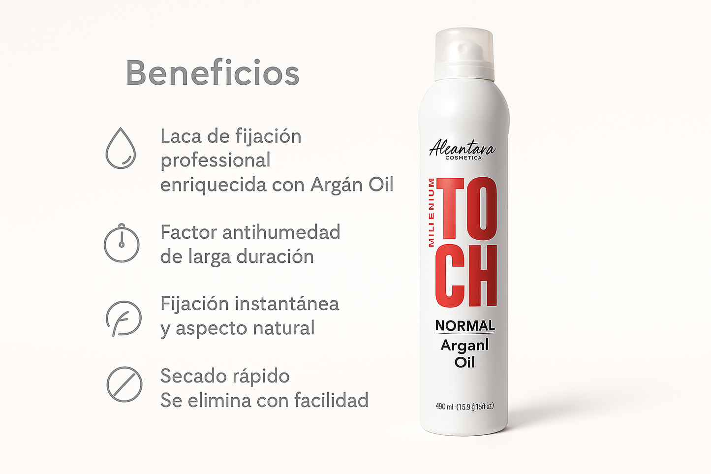 Millenium Touch Spray Natural 0% Humidity - Bello Cabello