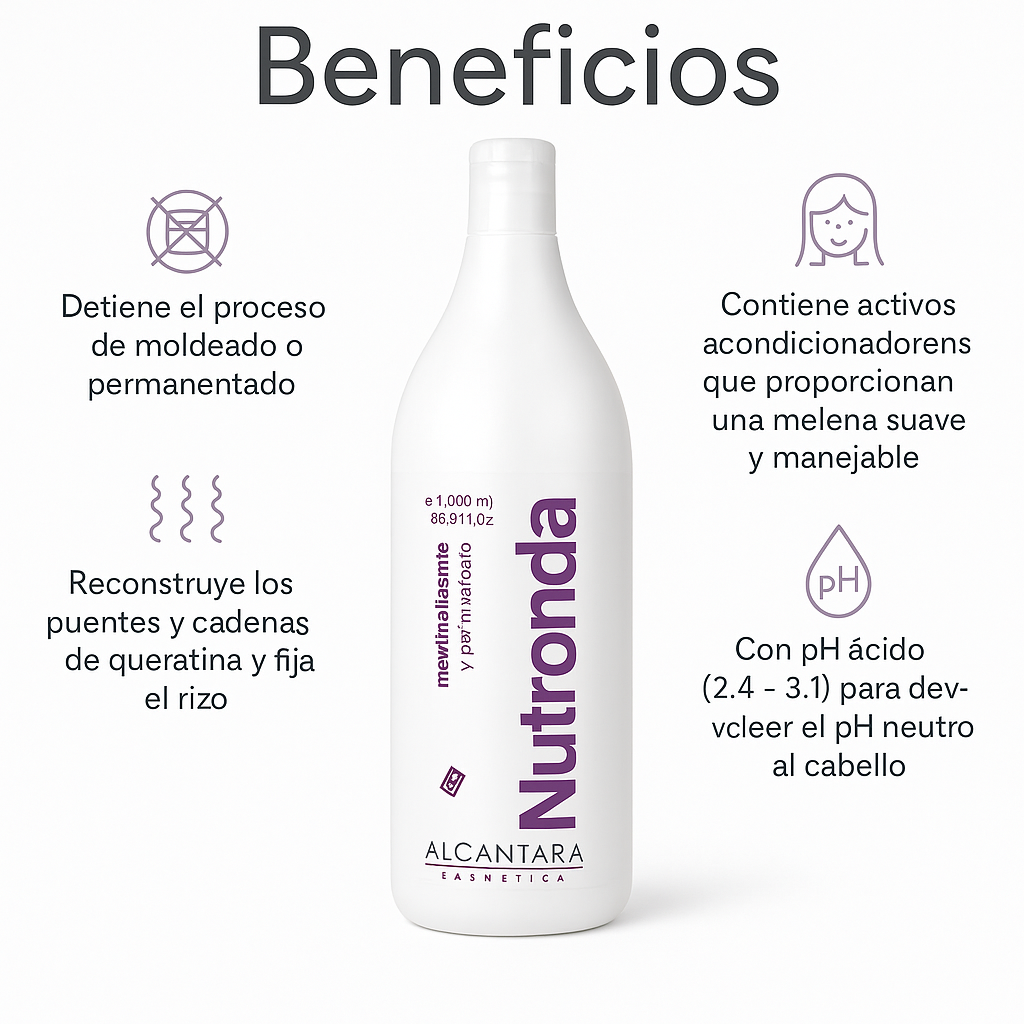 Nutronda Neutralizante Moldeado y Permanentado - Bello Cabello