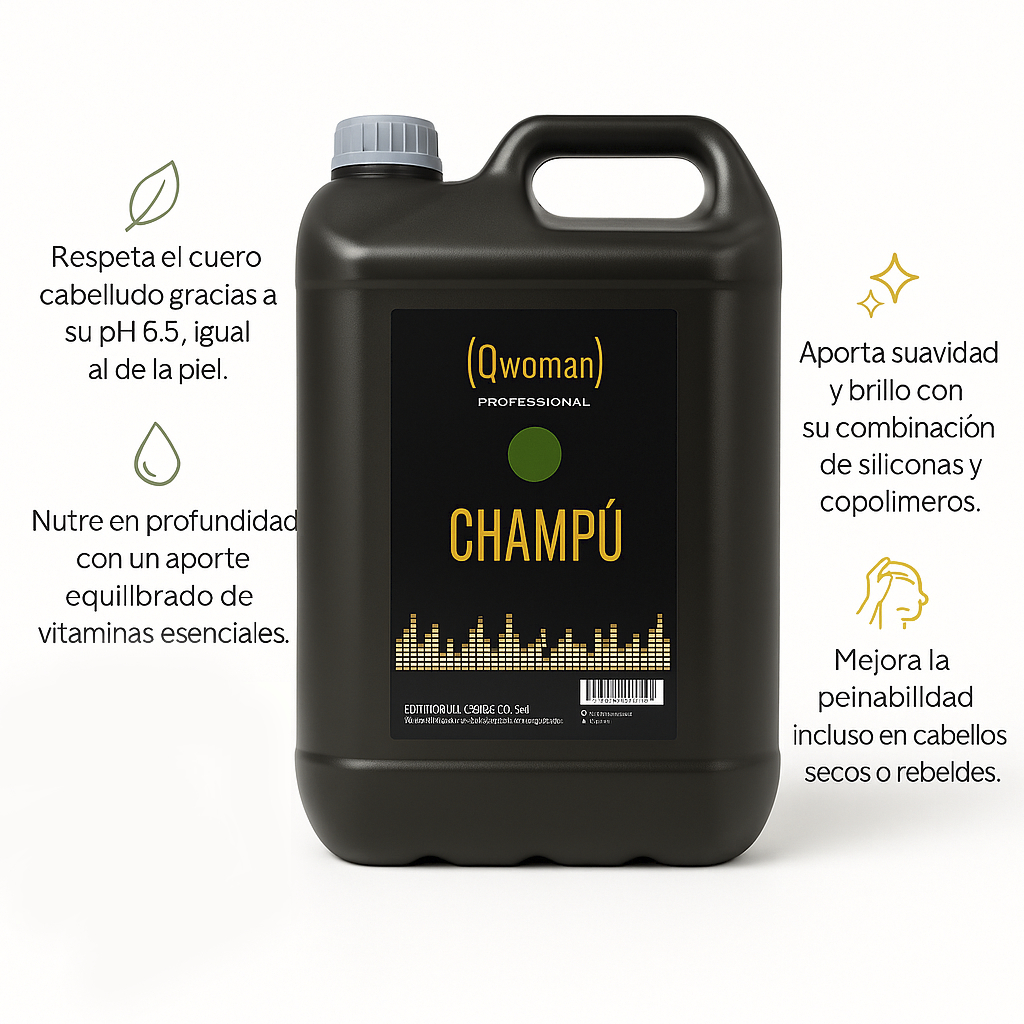 Qwoman Garrafa de Champú