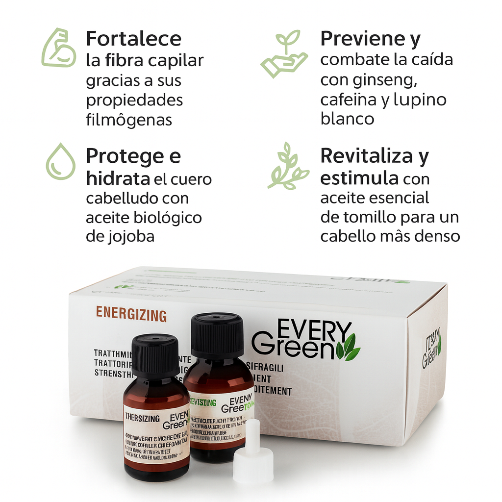 Tratamiento energizante sinérgico - cabellos frágiles