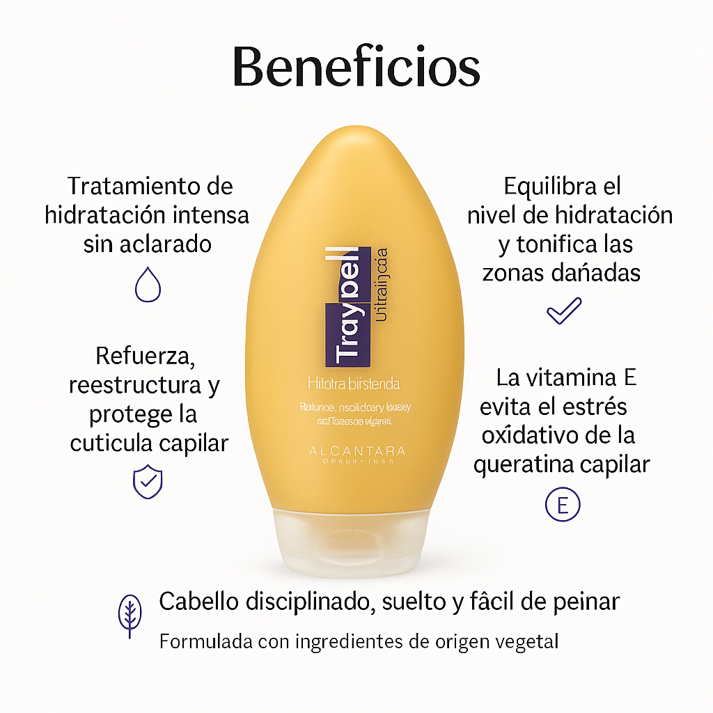 Traybell Ultravital Mascarilla Hidratante sin aclarado - Bello Cabello