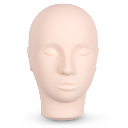 Cabeza de prácticas para extensiones de pestañas