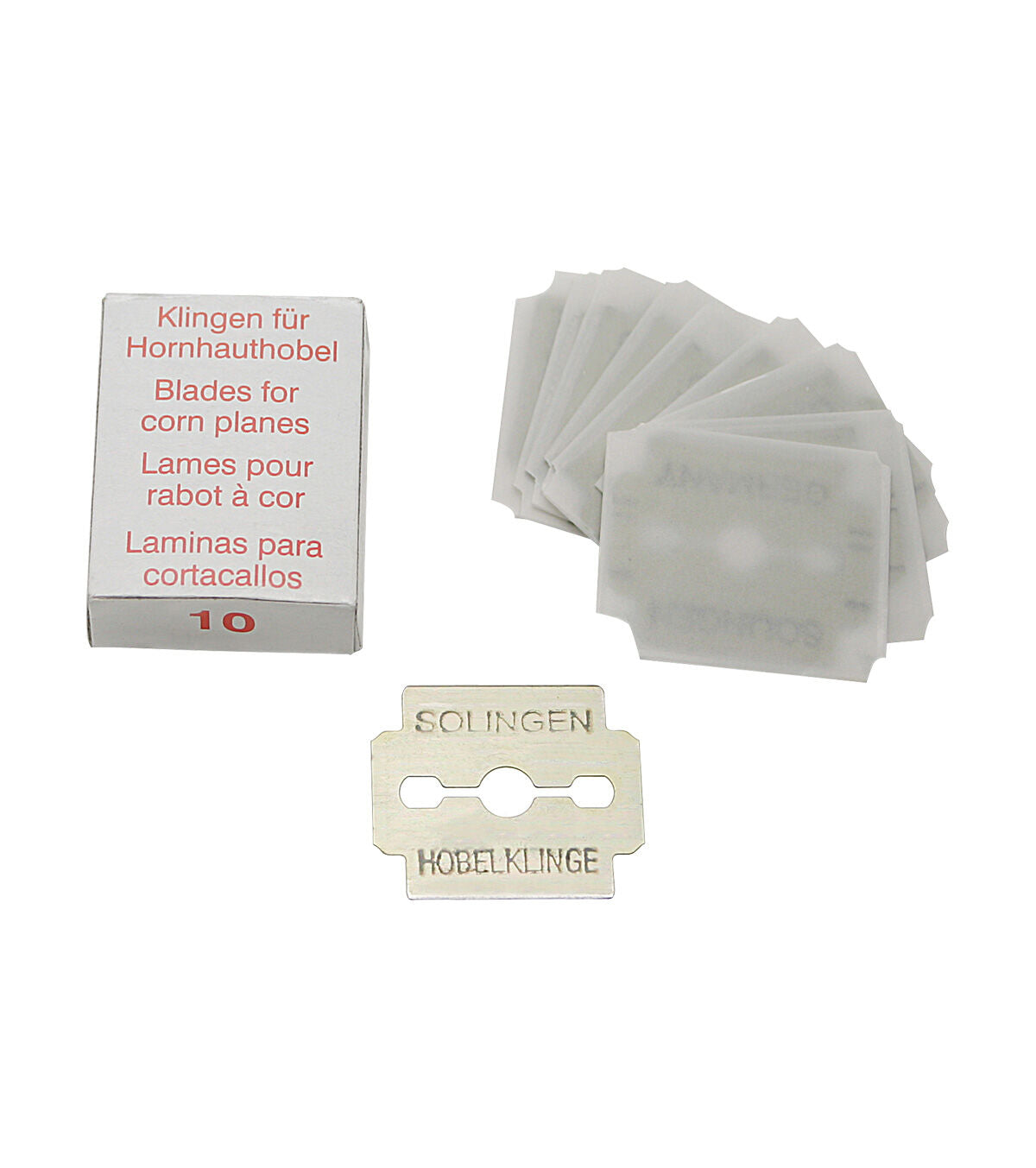 Cortacallos - caja de 10 hojas
