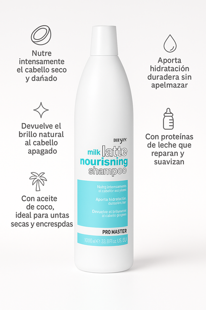 Milk Latte Champú nutritivo - Bello Cabello