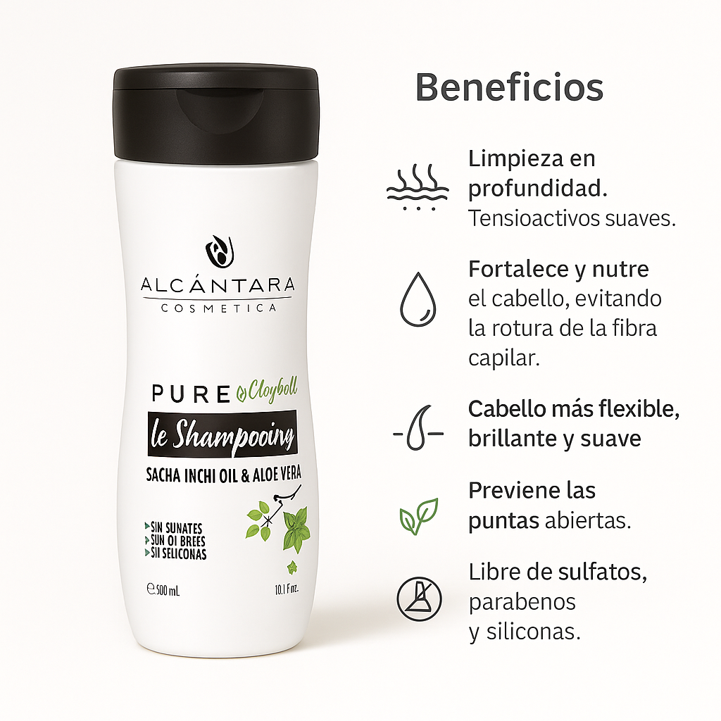 Pure by Cleybell Champú antioxidante natural - Bello Cabello