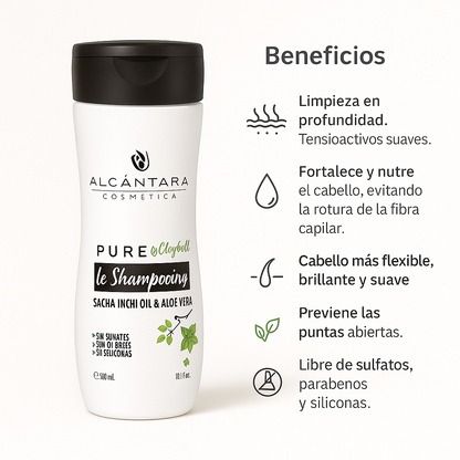 Pure by Cleybell Champú antioxidante natural - Bello Cabello
