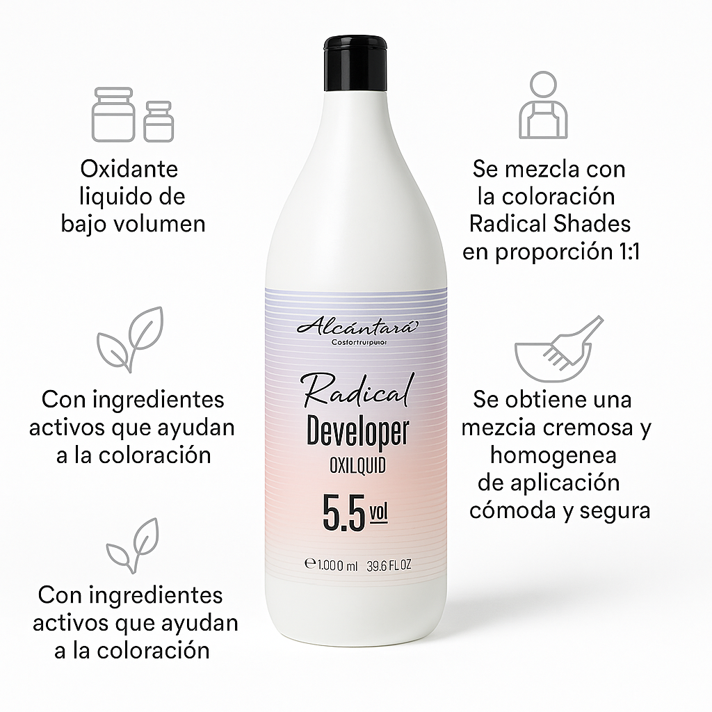 RADICAL Developer Oxyliquid 5,5 Vol (1,6%) - Bello Cabello