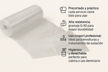 Rollo plástico envolvente - Bello Cabello