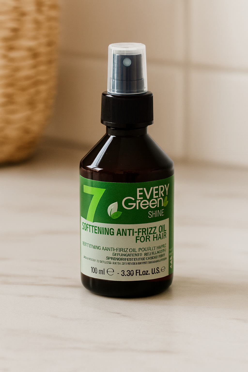 Aceite suavizante antiencrespamiento