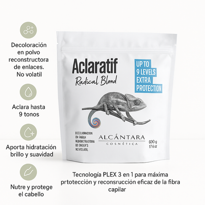 Aclaratif Radical Blond Decoloración en Polvo - Bello Cabello