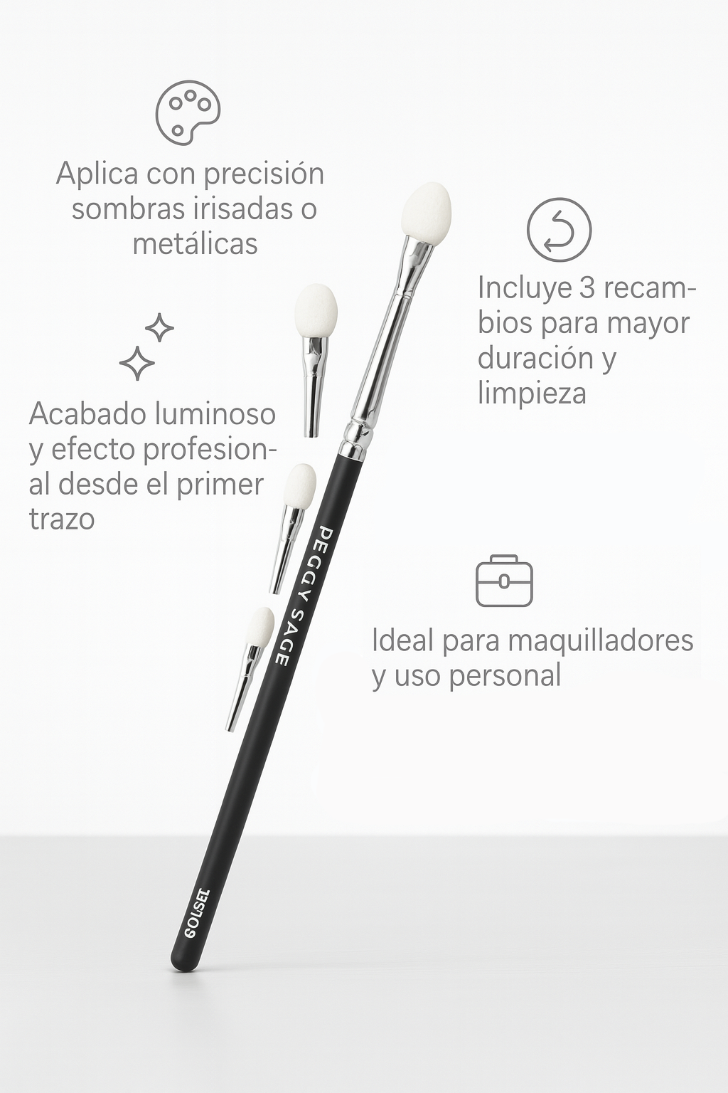 Aplicador de espuma + 3 recambios - 7 mm - Bello Cabello