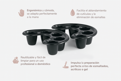 Bandeja de remojo de uñas - Bello Cabello
