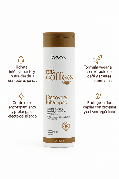 Beox KeraCoffee Recovery Champú - Bello Cabello