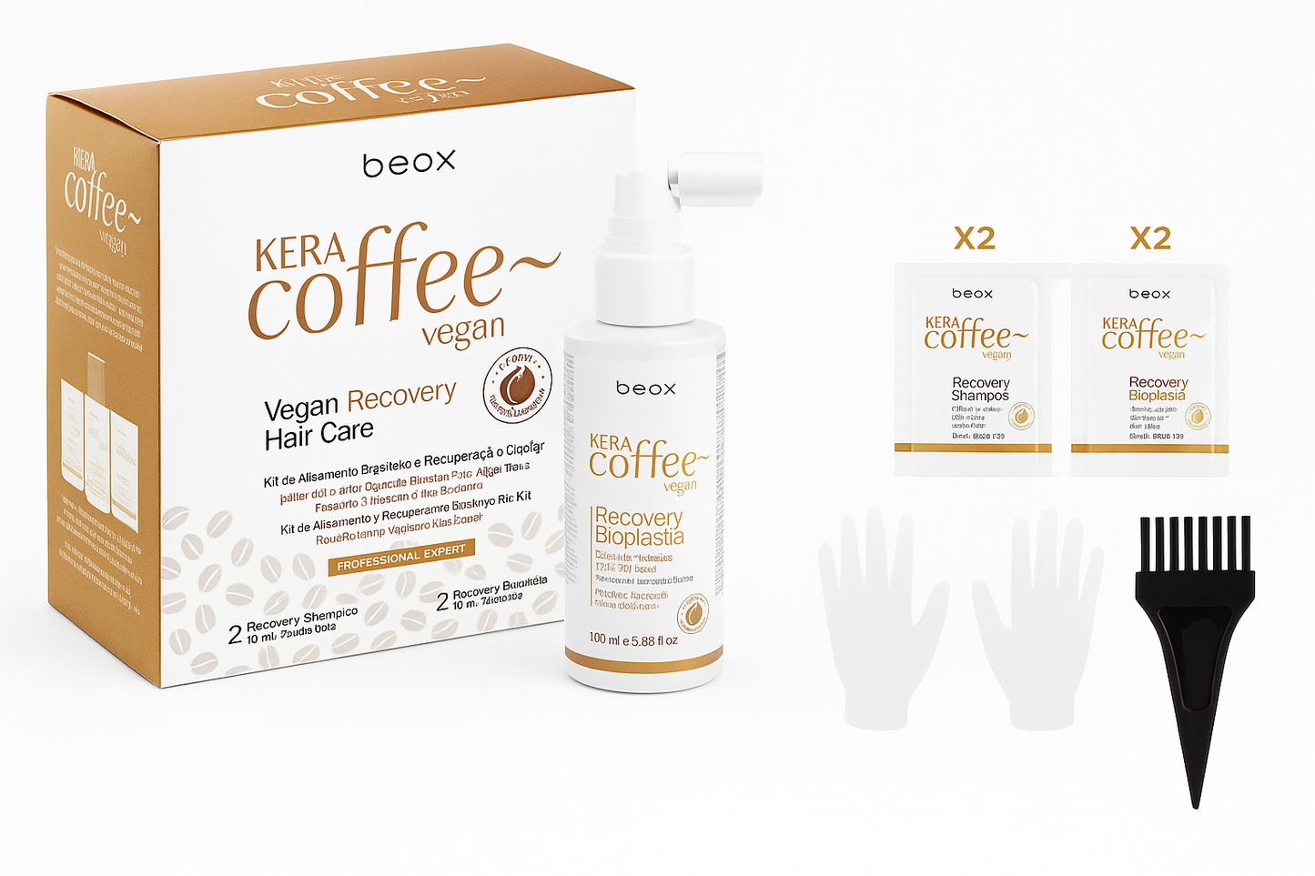 Beox KeraCoffee Kit Alisador - Bello Cabello