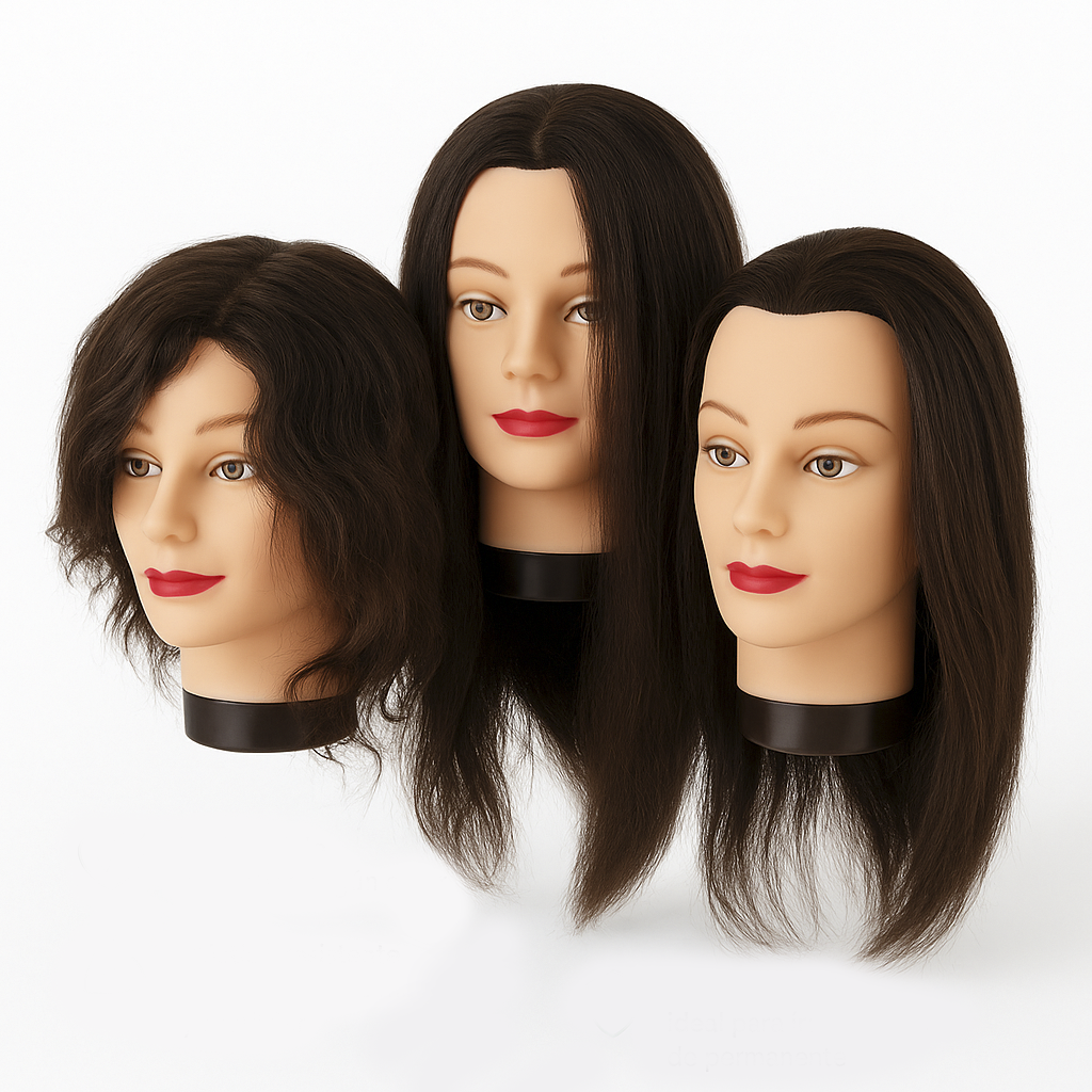 Cabeza Maniqui Pelo Natural - Bello Cabello