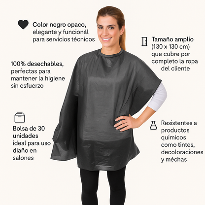 Bolsa 30 capas tinte desechables