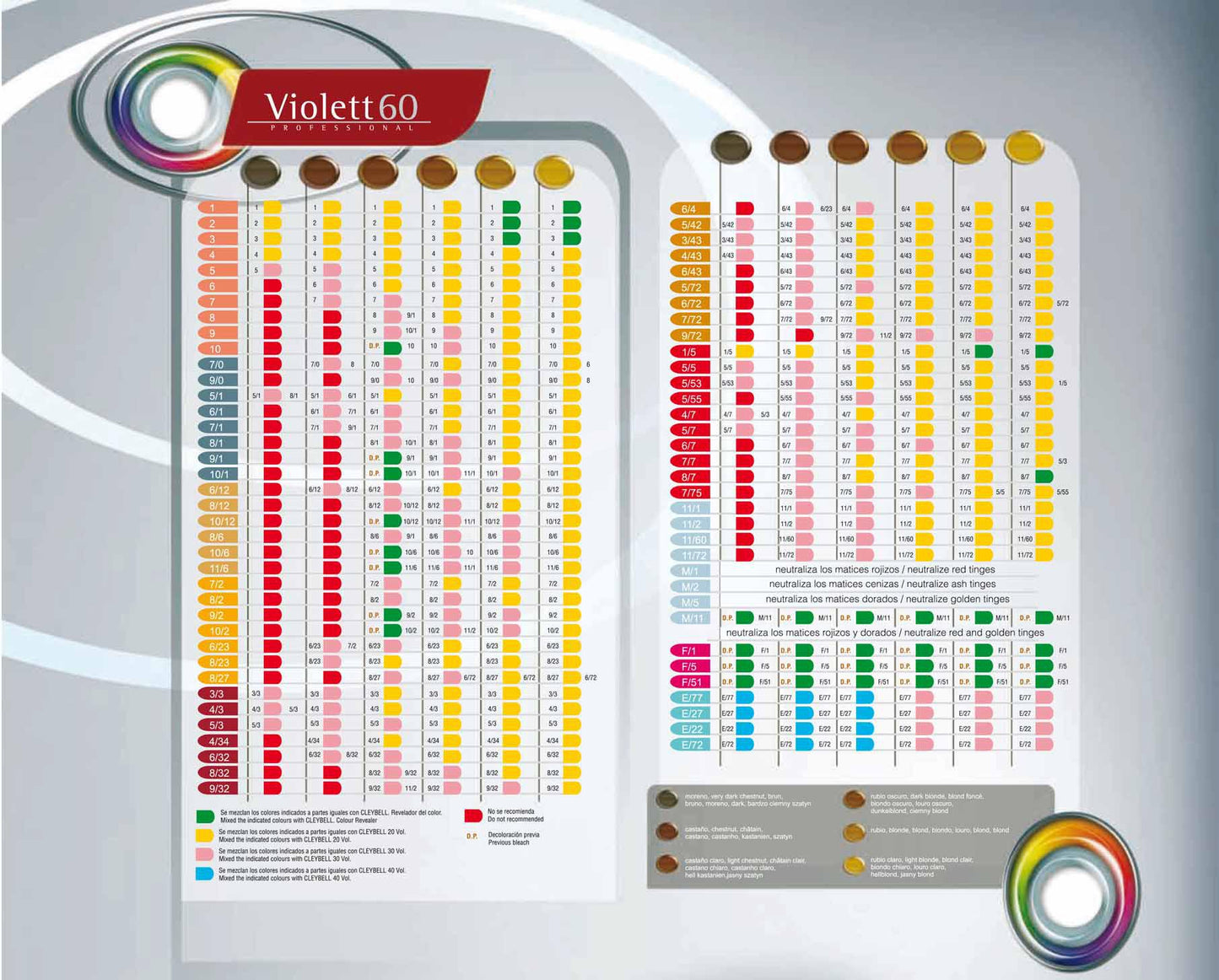 Tinte de pelo Violett 60 Professional - Bello Cabello