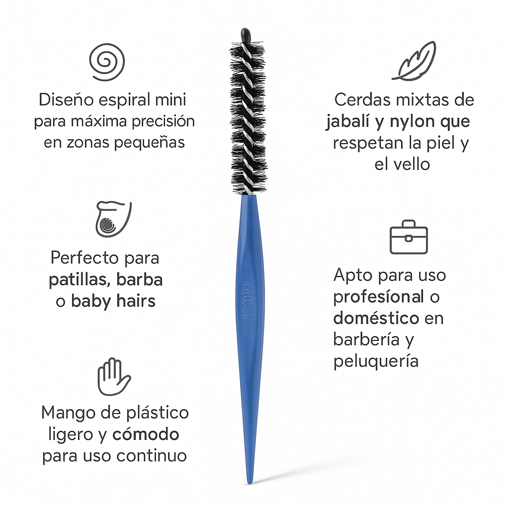 Cepillo espiral de detalle