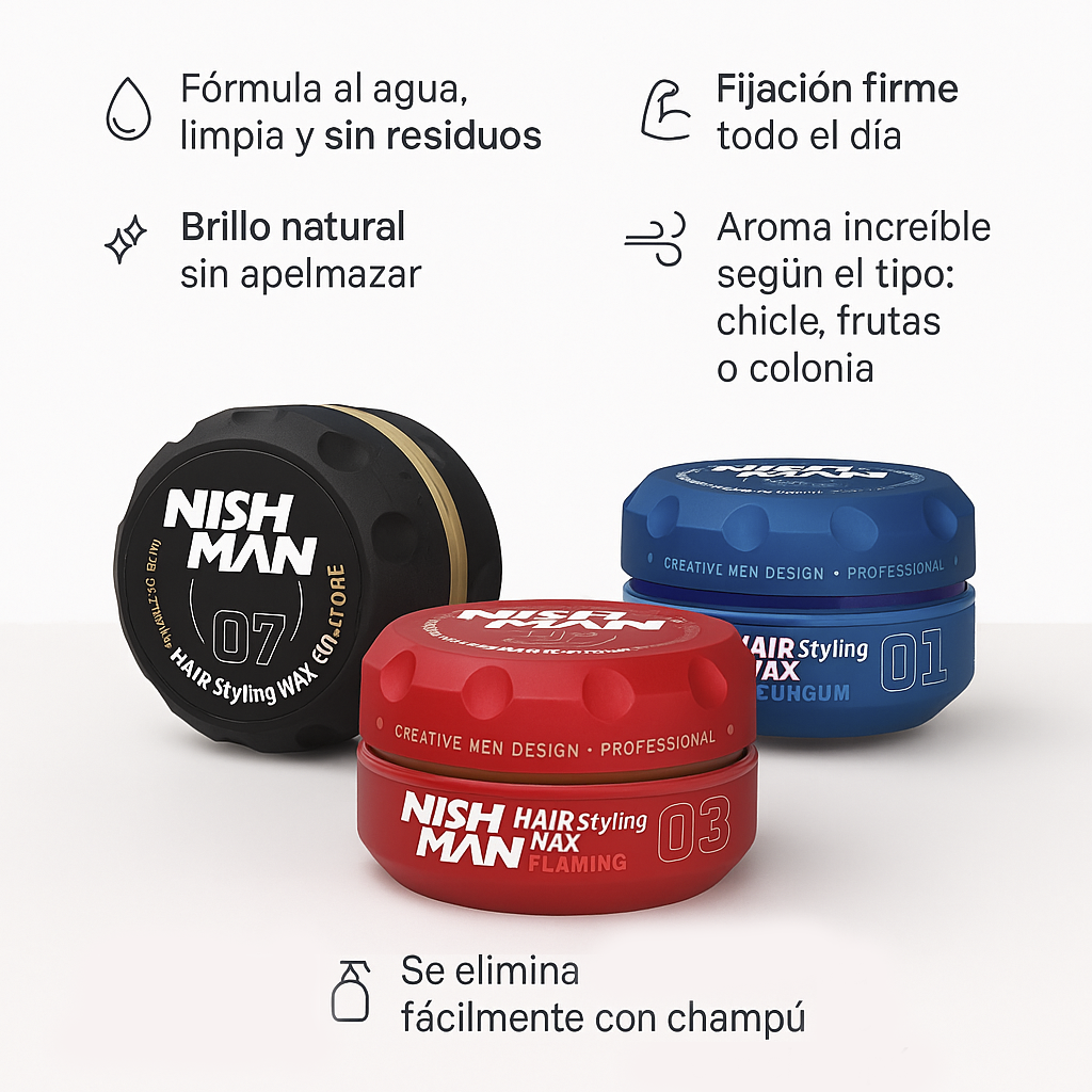 Cera al agua NISHMAN - Bello Cabello