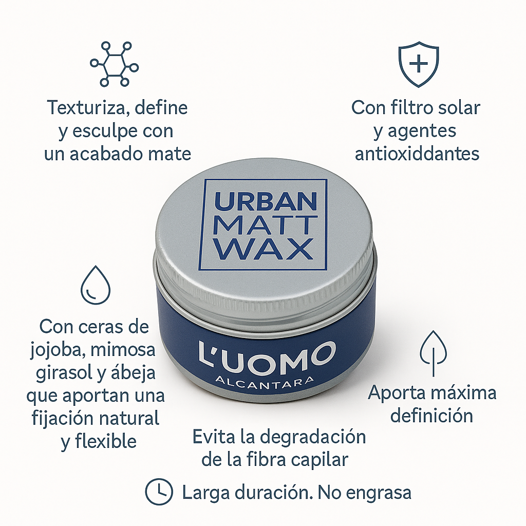 Cera mate L’Uomo Urban Matt Wax - Bello Cabello