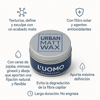 Cera mate L’Uomo Urban Matt Wax - Bello Cabello