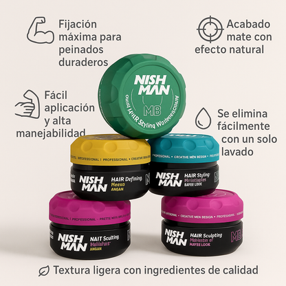 Nishman cera Matte series - Bello Cabello
