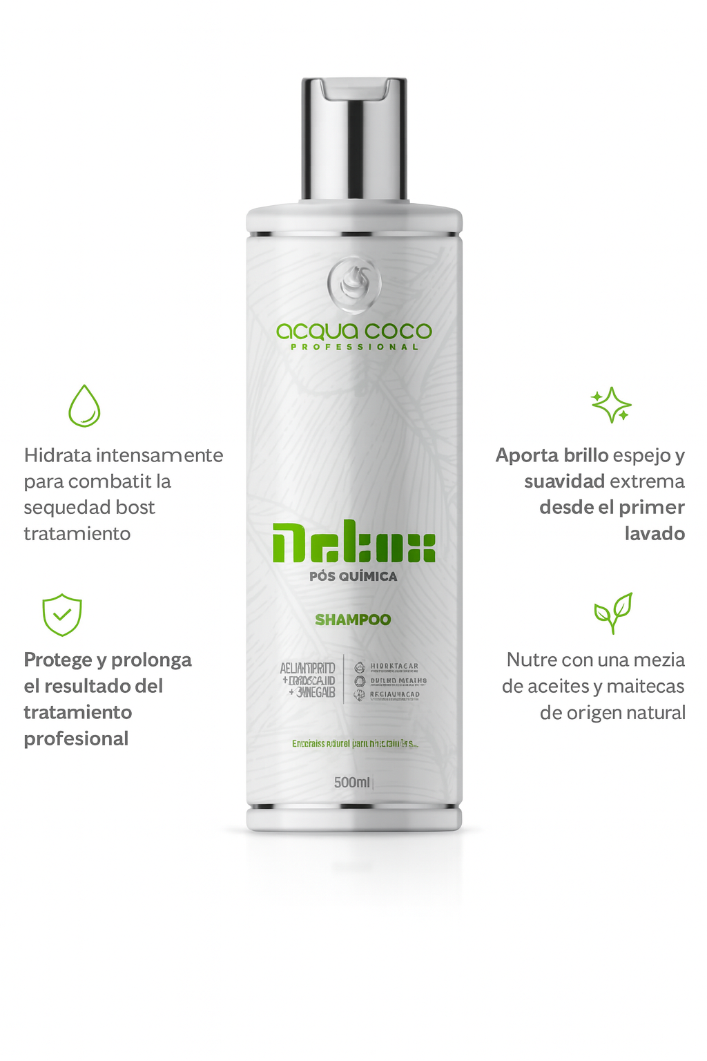 Acquacoco Champú Post Química