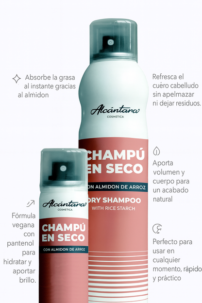 Champú en Seco con Almidón de Arroz