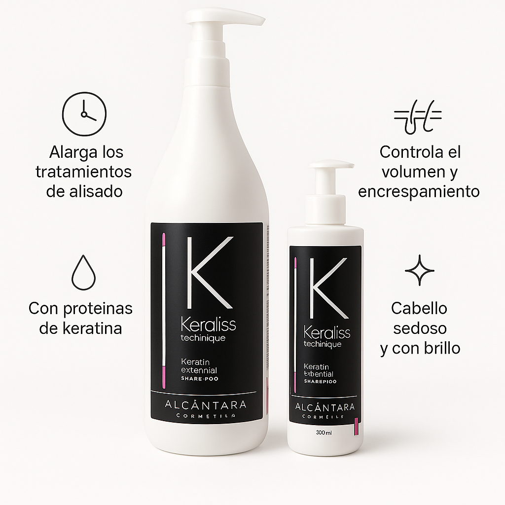 Champú Keraliss Technique Keratin Essential Shampoo - Bello Cabello