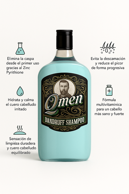 Dandruff Champú Anti-Caspa Qmen
