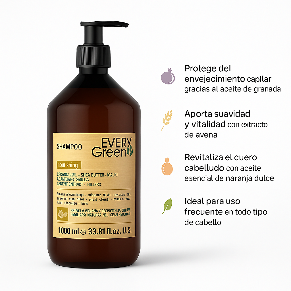 Champú antioxidante Every Green - Bello Cabello