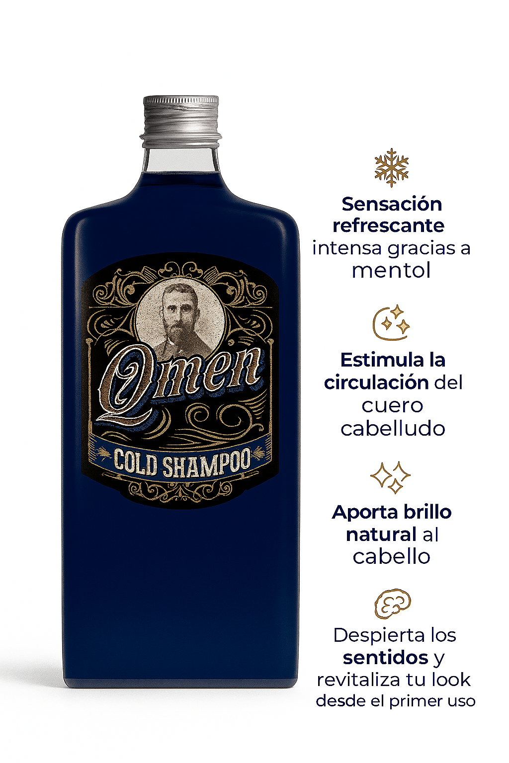 Cold Champú Efecto Frío Qmen