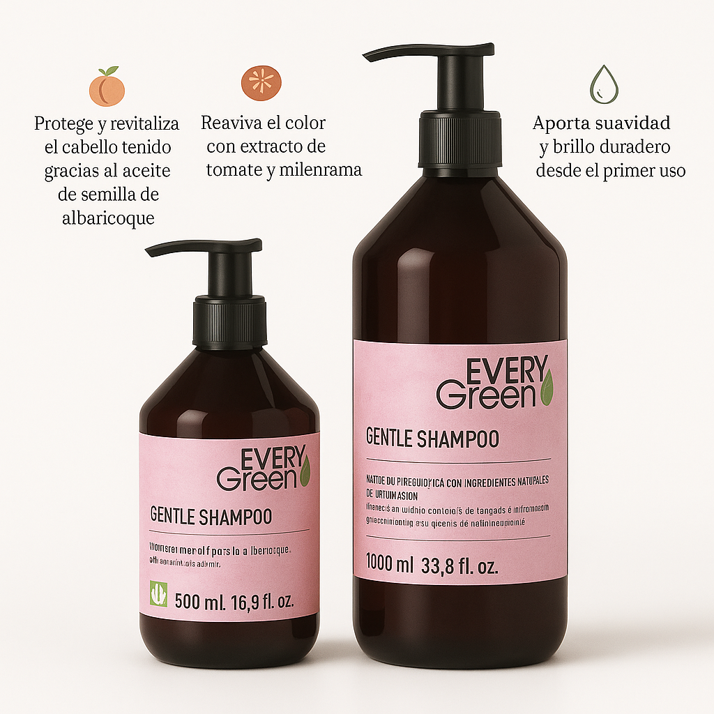 Champú protector - cabellos teñidos - Every Green - Bello Cabello
