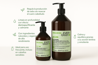 Champú Sebo-Normalizador Every Green - Bello Cabello