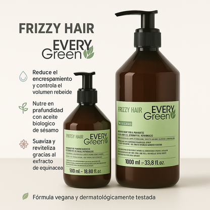 Champú suavizante - cabellos encrespados - Every Green - Bello Cabello