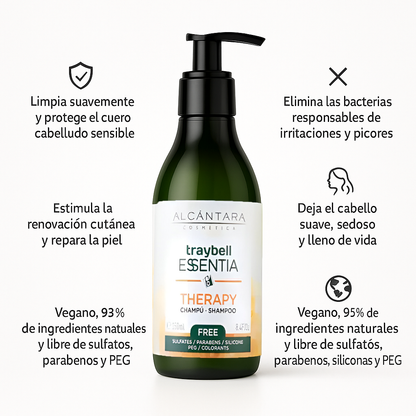Traybell Essentia Therapy Champú Diario Delicado - Bello Cabello
