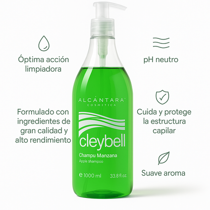 Cleybell Champú Manzana - Bello Cabello