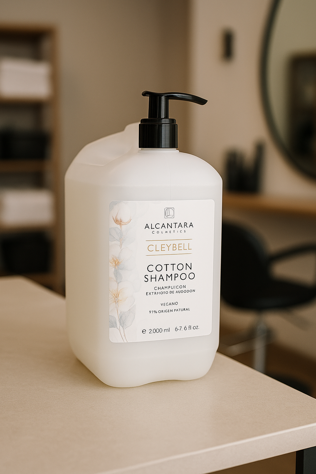 Cleybell Cotton Champú Reparador - Bello Cabello