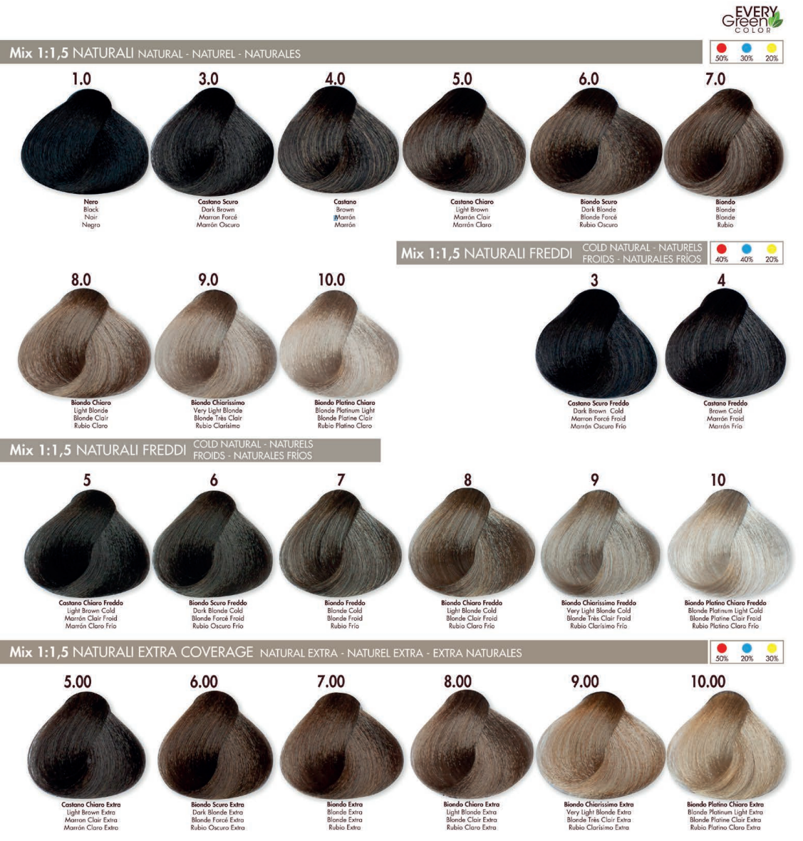 Every Green color vegan - Bello Cabello