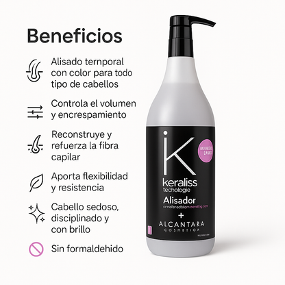 Crema Alisante con Color Keraliss Technique - Bello Cabello