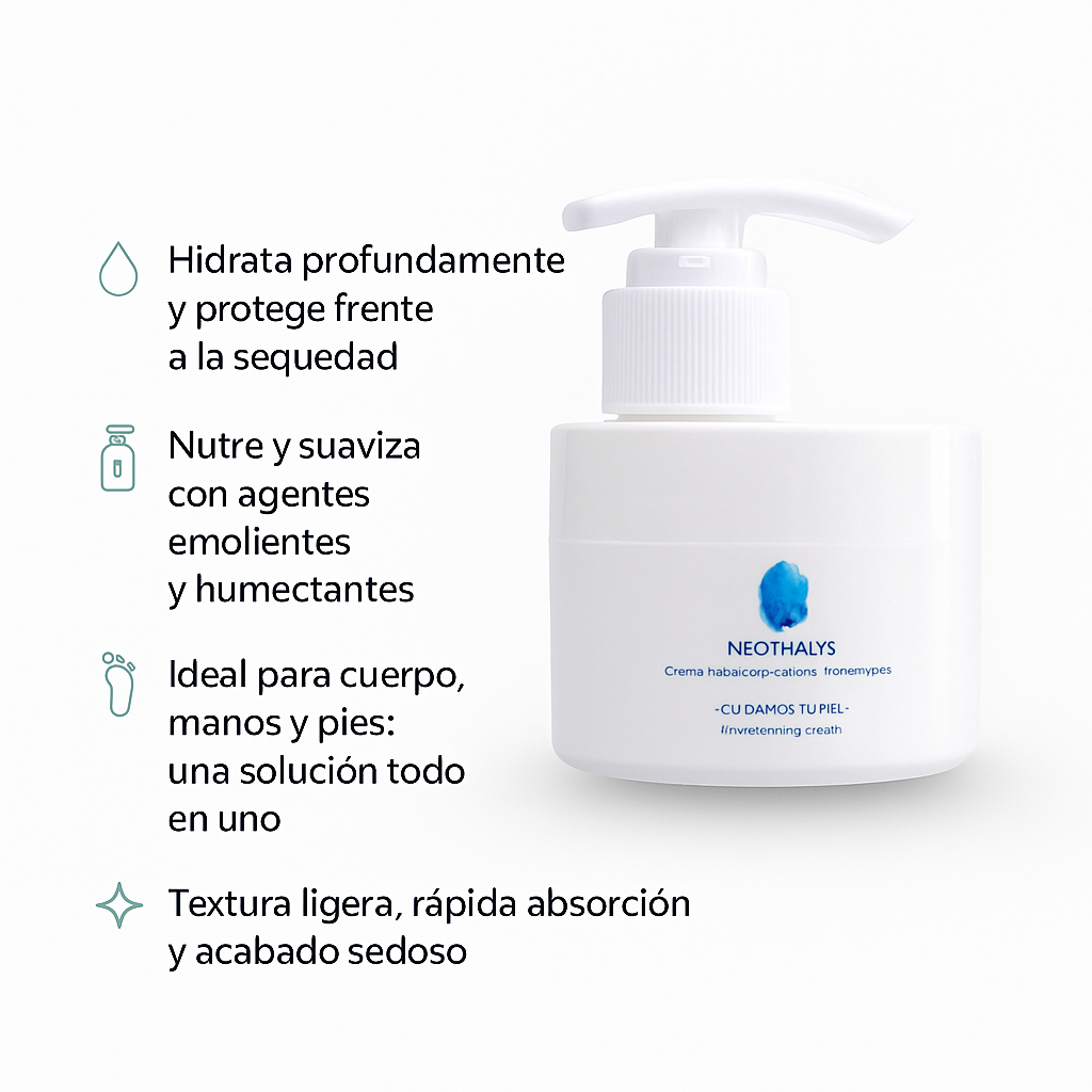 Crema hidratante corporal, manos y pies - Bello Cabello