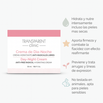 Crema de día y noche Clinic