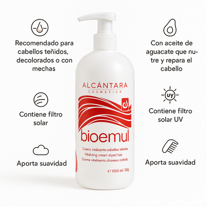 Crema Vitalizante BioEMUL Cabellos Teñidos - Bello Cabello