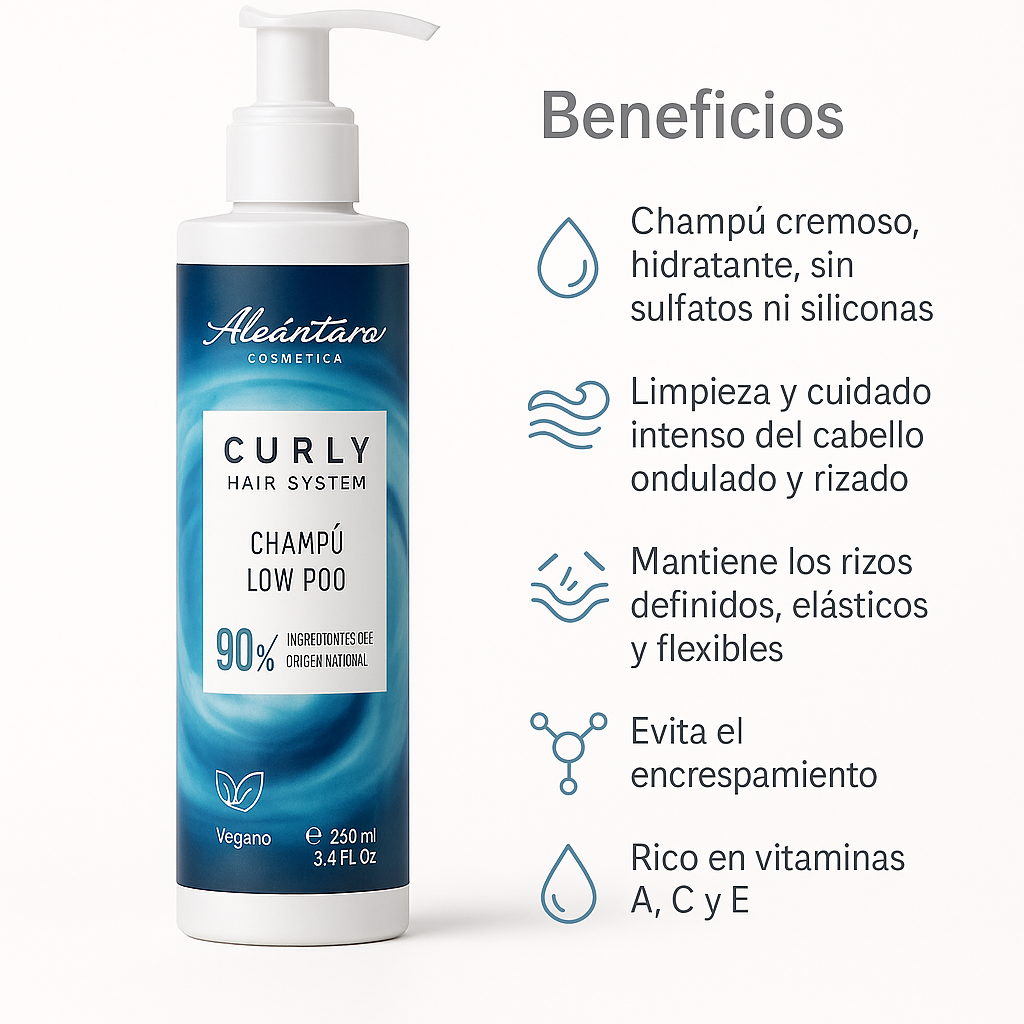 Curly Hair System Champú – Low Poo - Bello Cabello