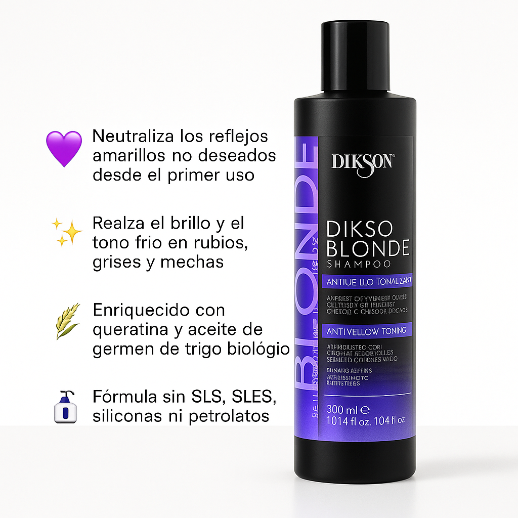Dikso Blonde Champú antiamarillo - Bello Cabello